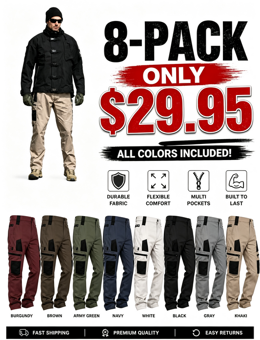 Men’s tactical pants, slightly stretchy waterproof fabric.Durable hard shell construction, wear-resistant workwear pants with checkered fabric.