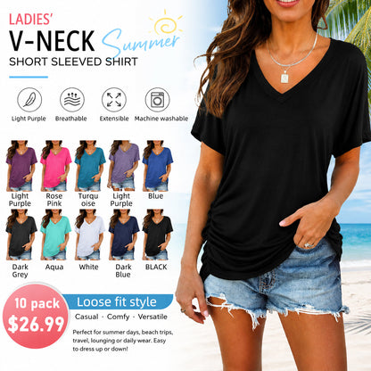 Classic V-Neck Short Sleeve T-Shirt | Ultra-Soft Everyday Essential