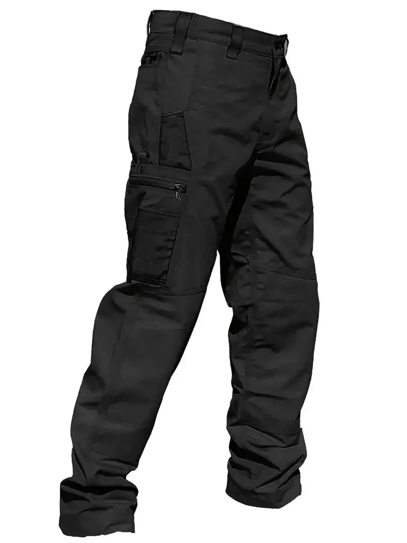 Men’s tactical pants, slightly stretchy waterproof fabric.Durable hard shell construction, wear-resistant workwear pants with checkered fabric.