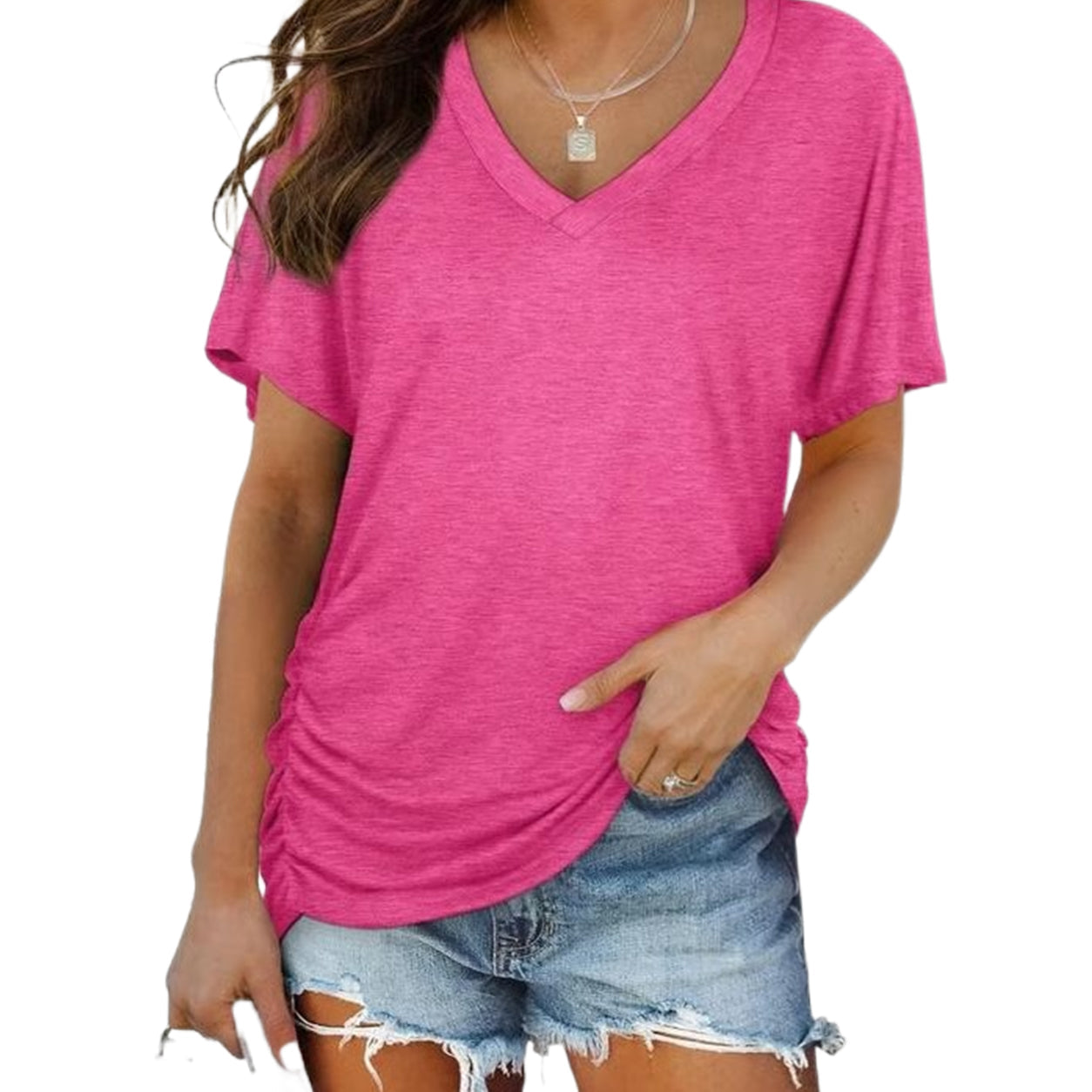 Classic V-Neck Short Sleeve T-Shirt | Ultra-Soft Everyday Essential