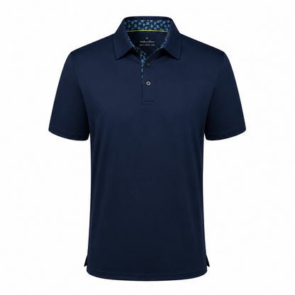 Men's Polo Shirts – Soft Breathable Cotton, Comfortable Short Sleeve Casual Fit, Classic Collared Polo Shirts